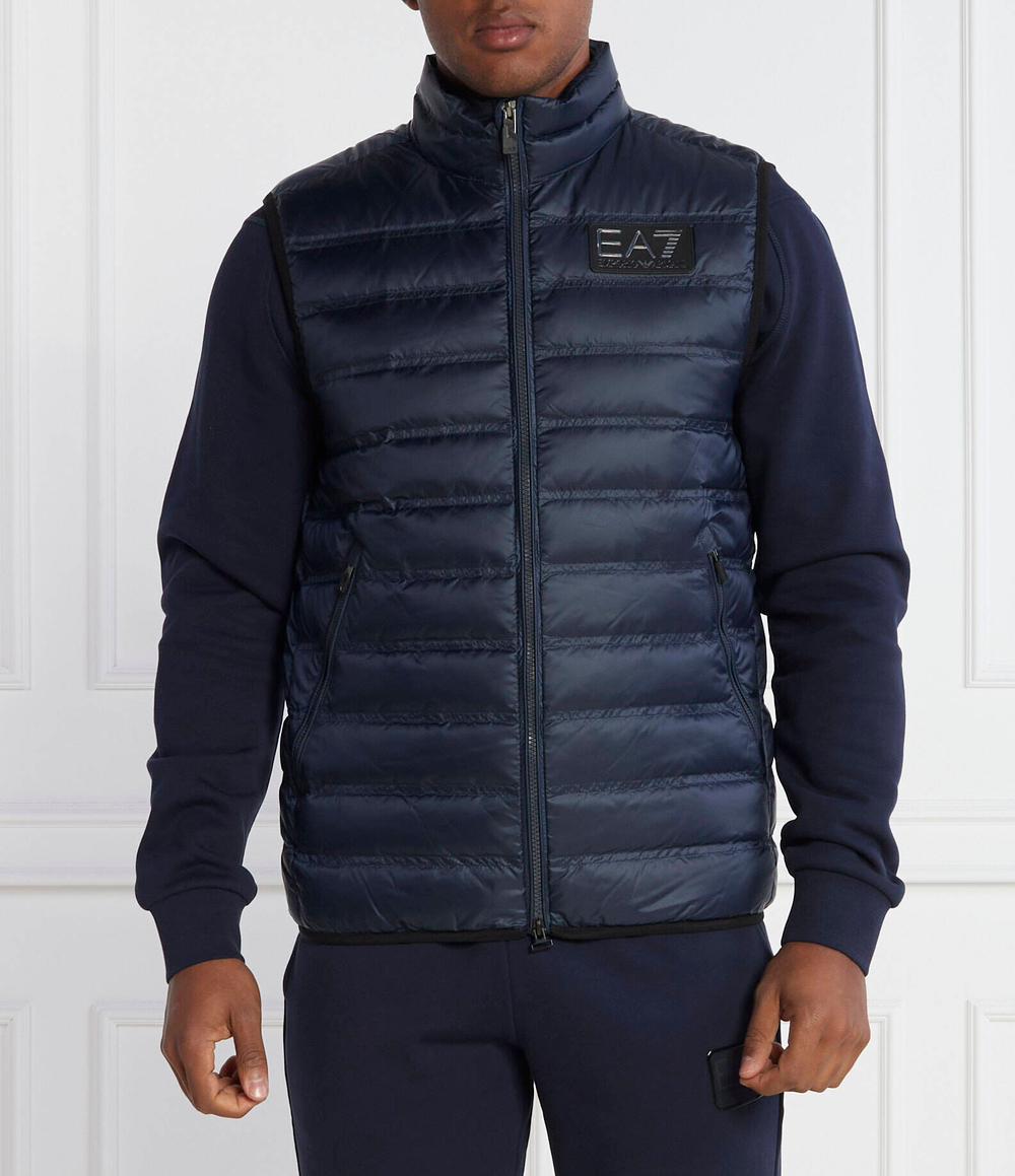 Пуховая безрукавка EA7 - темно-синий(6RPQ02 PN5ZZ)
