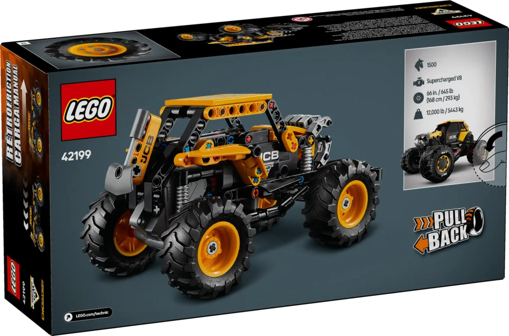 Конструктор LEGO Technic 42199 Monster Jam DIGatron Pull-Back