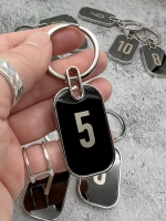 Номерки на ключи металл