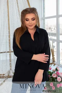 Рубашка 564-черный Minova