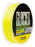 Шнур плетеный для рыбалки Ryobi GLACLER ZERO-120M yellow 0.3/d-0.092mm