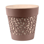 Кашпо "Блоссом" (3,5л) Цв. Мокачино/Пудра