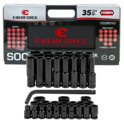 Набор головок 35пр. 1/2''6pt EVERFORCE EF-4359MPB