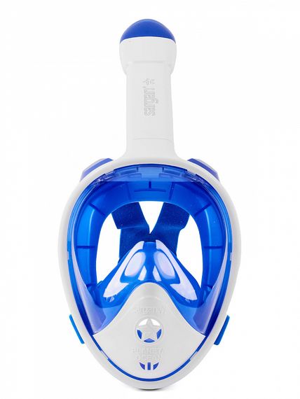 Маска полнолицевая Sargan Планета океан 2.0 белый/синий
