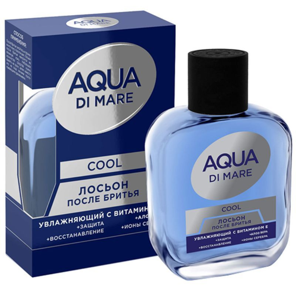 Лосьон после бритья Agua Di Mare Cool Увлажняющий с витамином E 100 мл