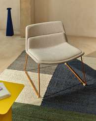 Zahara Стул со стальными ножками полиэстер бежевый