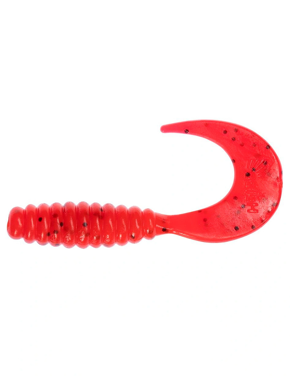 Твистер несъедобный Helios Credo 3,35"/8,5 см White & Green 100шт. (HS-11-016-N)