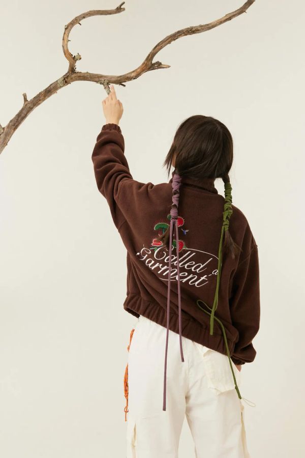 Куртка Флисовая FCF Logo Jacket
vol.2 коричневая - фото 15