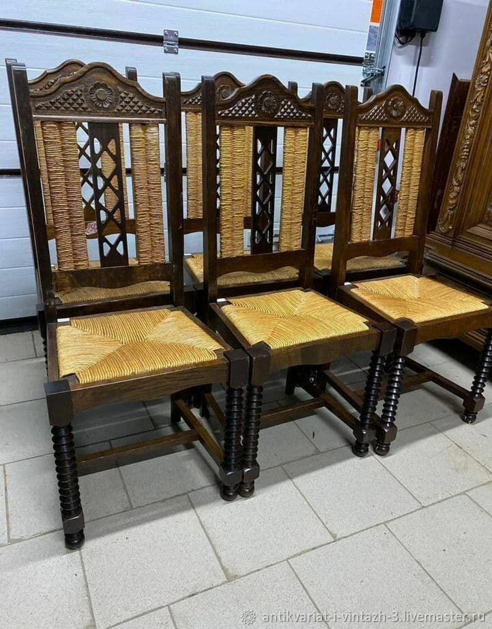 Комплект старинные стулья 6 шт