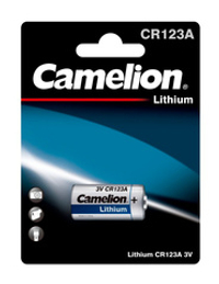 Батарея Camelion Lithium CR123A BP-1 CR123A 1300mAh (1шт) блистер