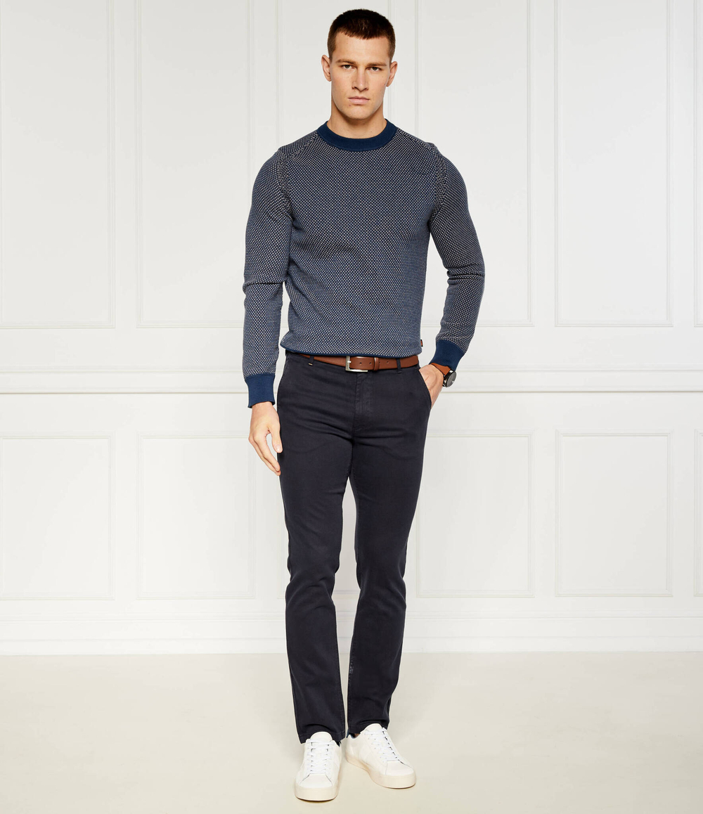 Чиносы BOSS ORANGE - темно-синий(50518468)