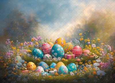 Пасхальный сюжет №2- фон неопреновый