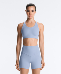 Oysho Кроп-топ Compressive, сине-серый