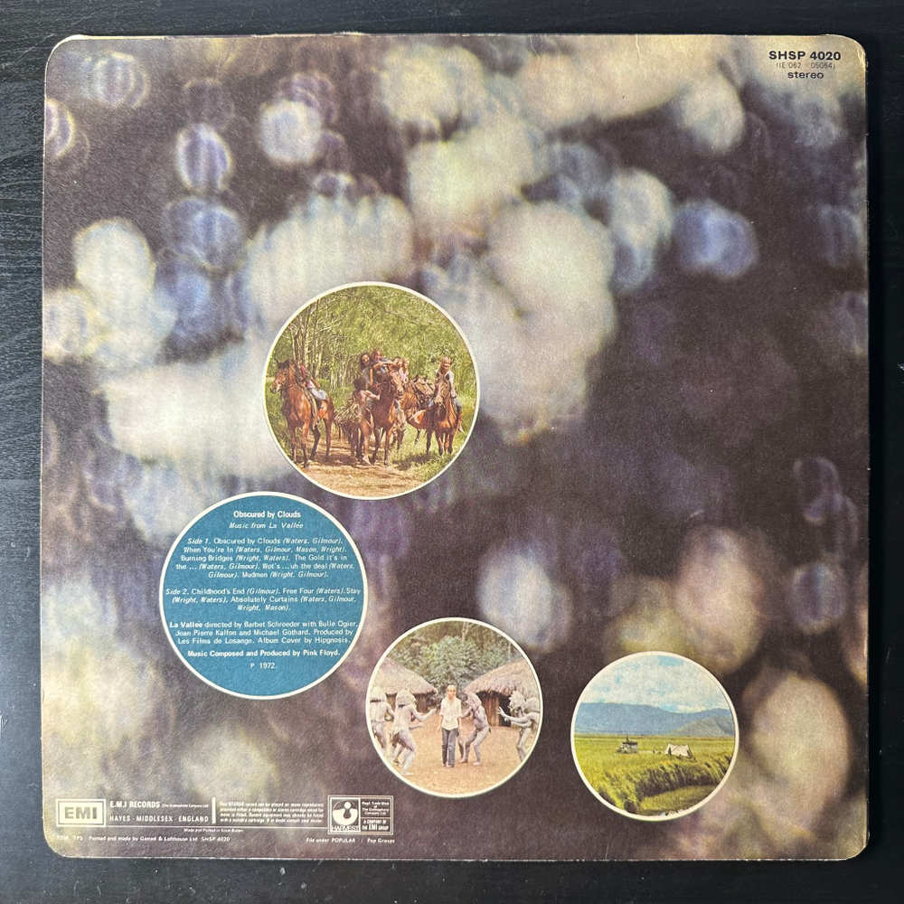 Pink Floyd ‎– Obscured By Clouds (Англия)