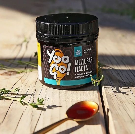 Медовая паста с чабрецом, душицей и боярышником Yoo Gо