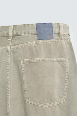ZARA ДЖИНСЫ BAGGY FIT, ХАКИ
