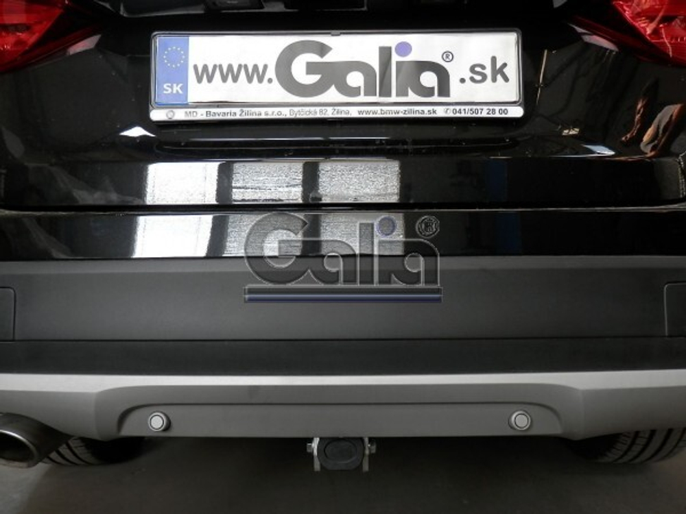 Фаркоп оцинкованный Galia B018C для BMW X1 E84 2009-2015(паспорт и сертификат в комплекте)(без электрики)