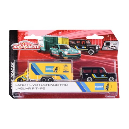 Majorette - Металлическая машина с прицепом + гонщик Ягуар 2053111 04 / артикул   2053111 04  / GTIN 3467452065327
