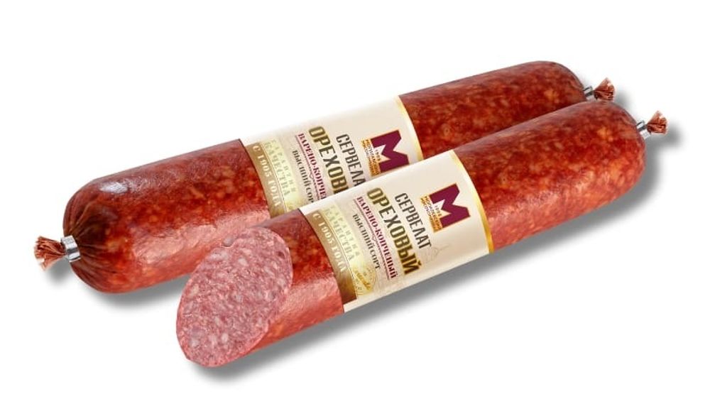 &quot;Сервелат Ореховый&quot; варено-копченый Могилевский МК - купить не дорого в Москве