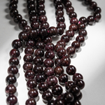 Гранат натуральный, бусины в форме шара 11мм