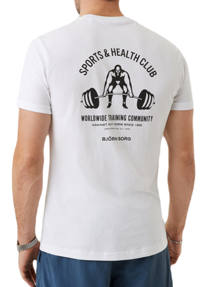 Теннисная футболка Bjorn Borg Borg Breeze T-Shirt - brilliant white