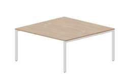 Составной стол Strike на 2 рабочих места 1580х1566х750мм (4 громмета)