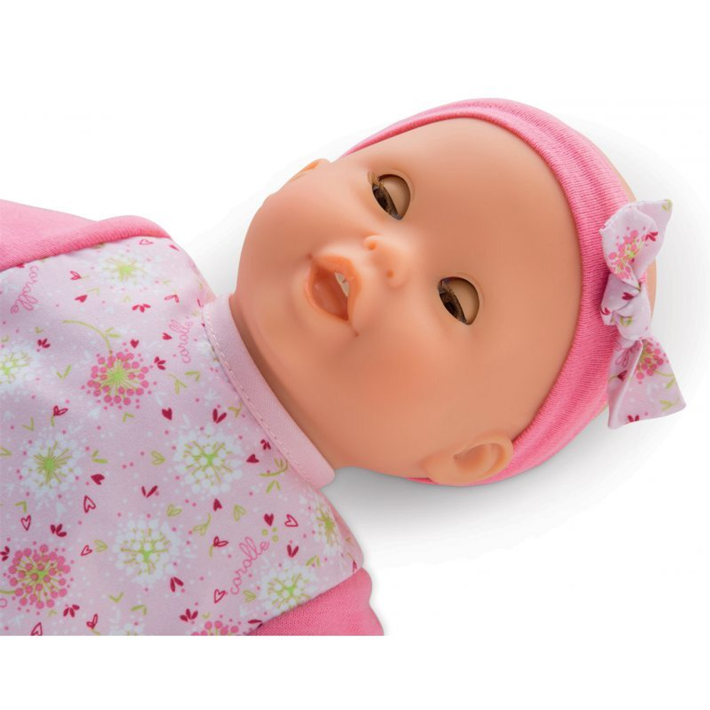 Мягкая интерактивная кукла Corolle - Bebe Calin со звуком 30 см, разговаривает и поет