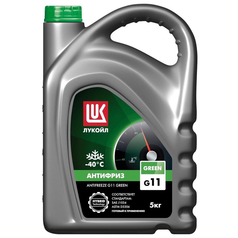 Антифриз Лукойл Green G11, зеленый, 5 кг