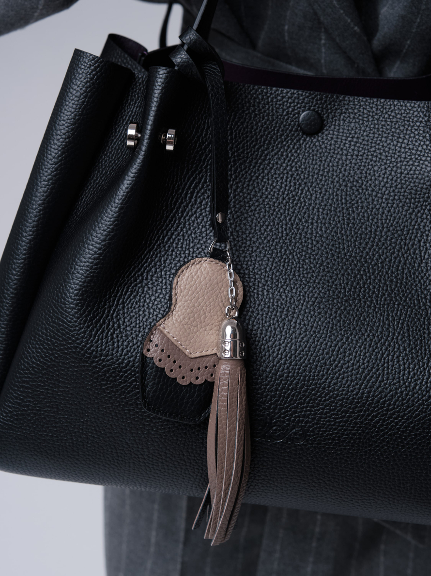 Кожаная сумка Vasilisa DBR 31210 черный/рокфор