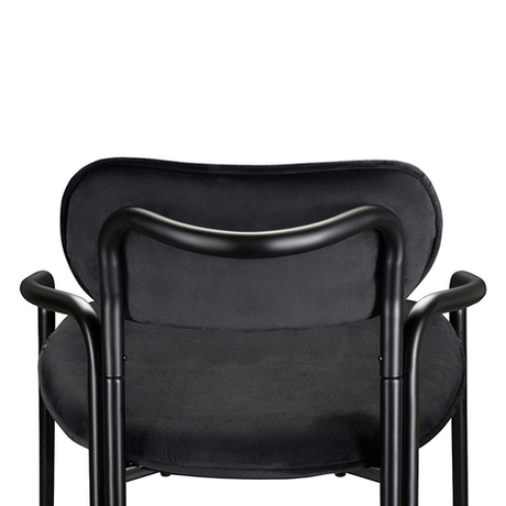 Стул полубарный Latitude Ror Round черный/черный