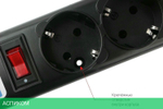 Удлинитель Power Cube SPG5-7M черный