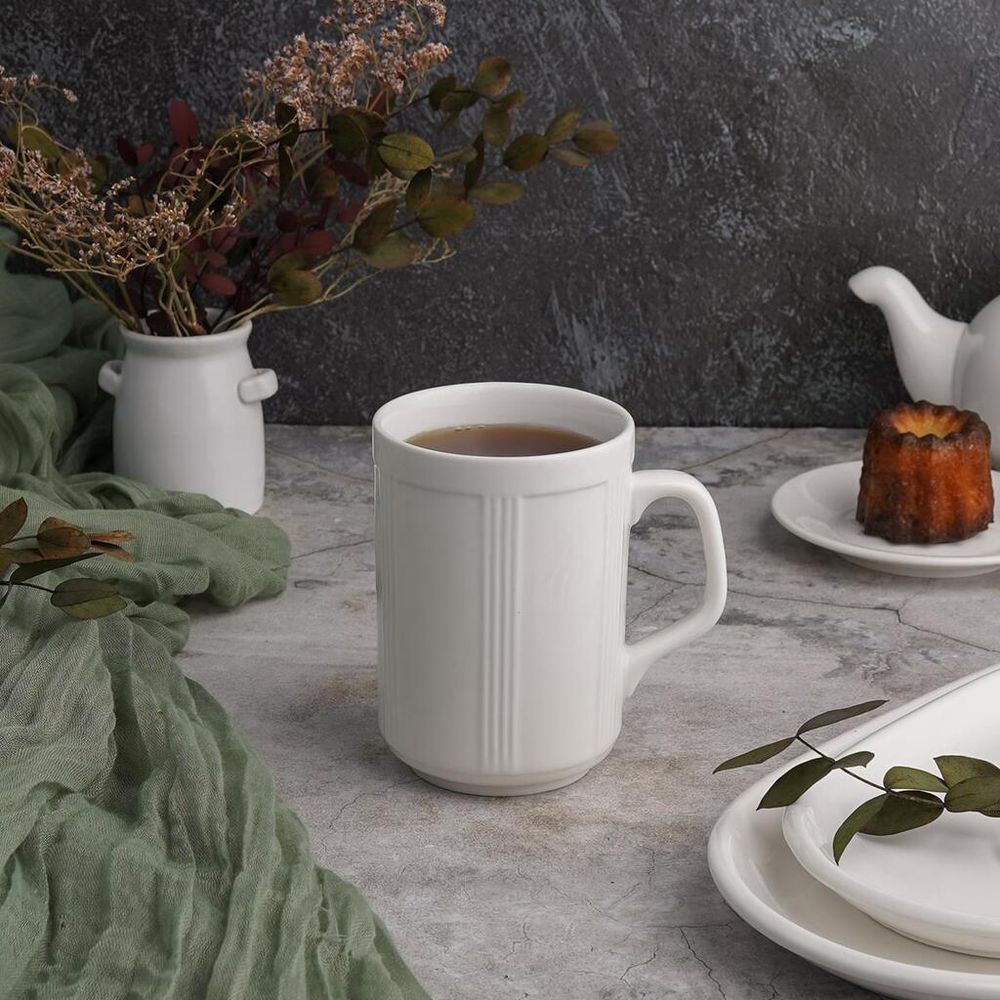 Кружка 320 мл белая d 7,8 см h11 см фарфор P.L. Proff Cuisine [1]