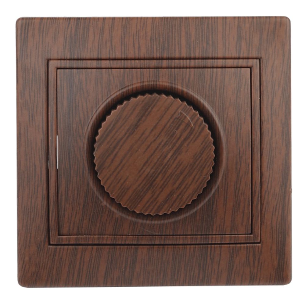 1-401-10 Intro Светорегулятор поворотный, 600Вт 230В, IP20, СУ, Plano, венге | Intro Plano