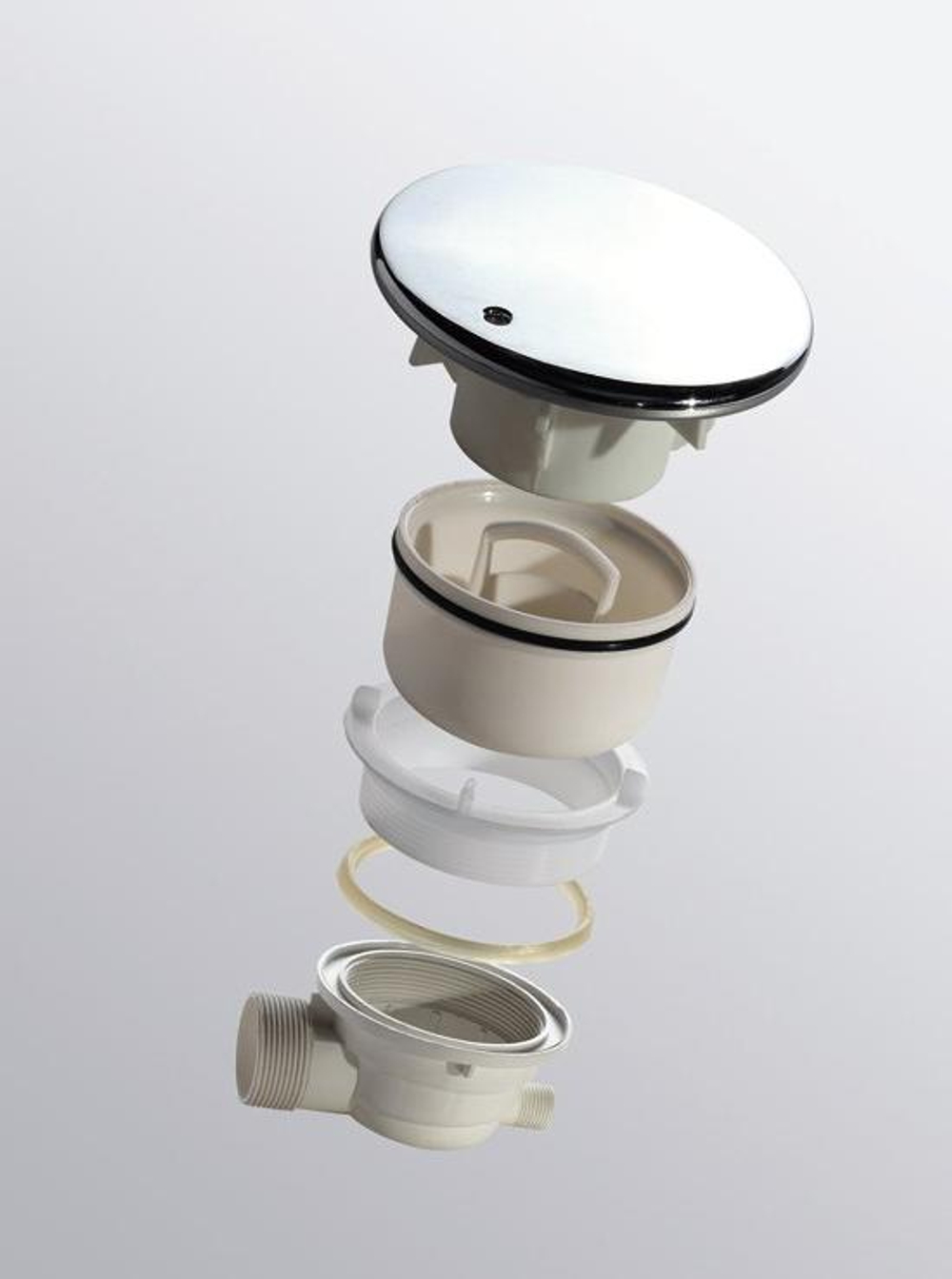 Акриловый поддон 80х80 Cezares TRAY-A-R-80-550-15-W с сифоном