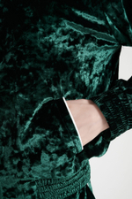 Костюм жен. Saint Barth MIRIAM/YVONNE CHENILLE изумрудный бархат