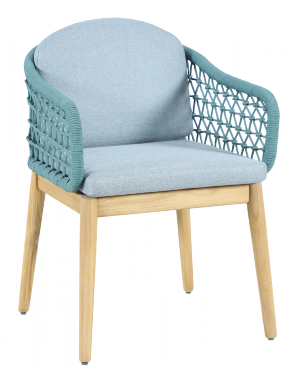 Комплект обеденной деревянной мебели на 6 персон Tagliamento Cambria, натуральный, мальмо