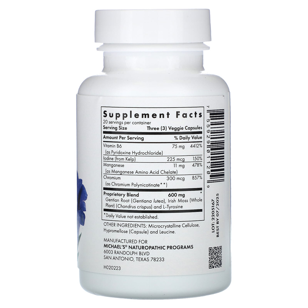 Michael's Health, Thyroid Factors, 60 веганских капсул