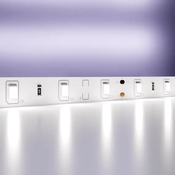 Светодиодная лента 12В 2835 4,8Вт/м 6000K 5м IP20 Led Strip 10104