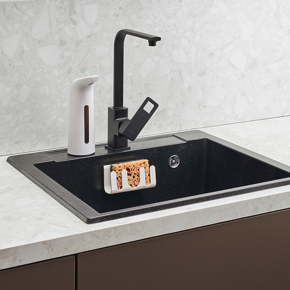 Держатель губки для мытья посуды jaw, белый