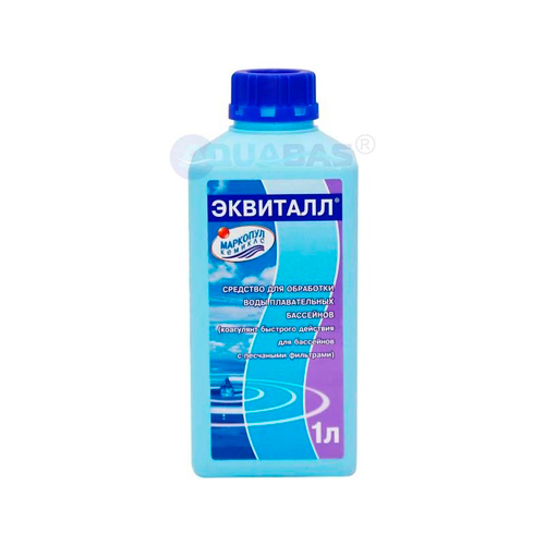 ЭКВИТАЛЛ Маркопул коагулянт быстрого действия жидкий SUPER 1 л