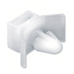 Держатель дюбельного типа, белый