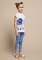 футболка с леггинсами