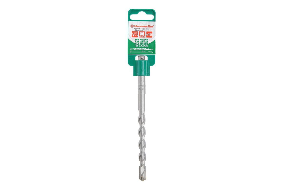 Бур Hammer Flex 201-319 SDS+ Cross-тип  10 Х 160/100
