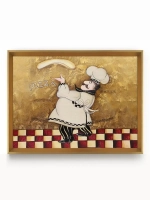 Картина настенная в багетной раме "Повар" 42*32 см