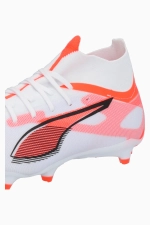 Бутсы Puma Ultra 5 Match+ FG/AG - белый