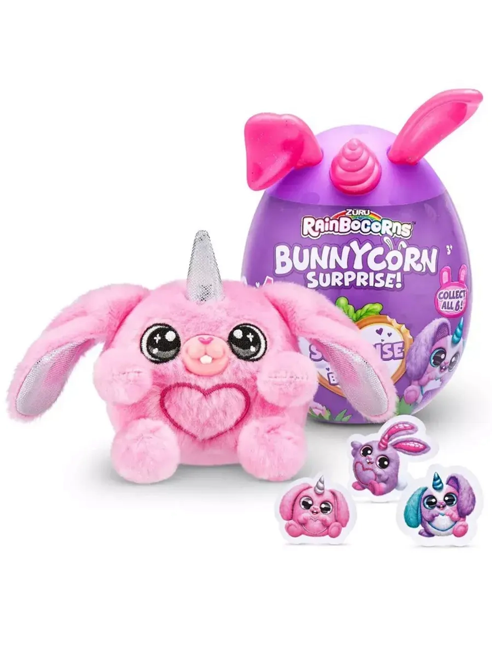 Мягкая игрушка сюрприз яйцо Rainbocorns Bunnycorn 9260