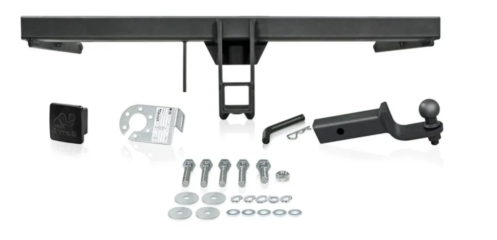 Фаркоп AvtoS для Volkswagen Tiguan (2016-) с универсальной электрикой Smart и сертификатом в комплекте, арт.(SK 12B+smart)