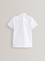 Рубашка с коротким рукавом школьная для мальчика Next 964-556, 2 шт., Белый