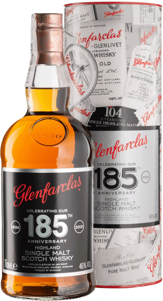 Виски Glenfarclas 185-th Anniversary, 0.7 л