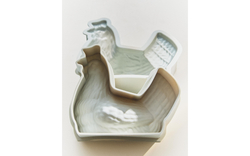 Zara Home кулинарная форма из силикона, цвет серый, 13 см